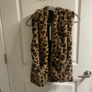 NWT soft fur jacket/vest